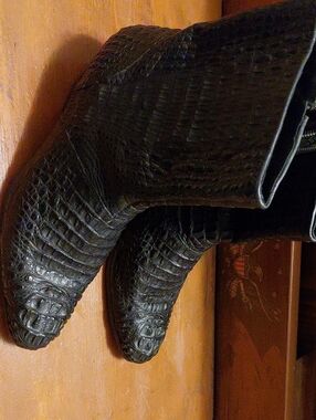 Crocodile Max Leather Hand Crafted  Botin Exotic Mens Boots 13